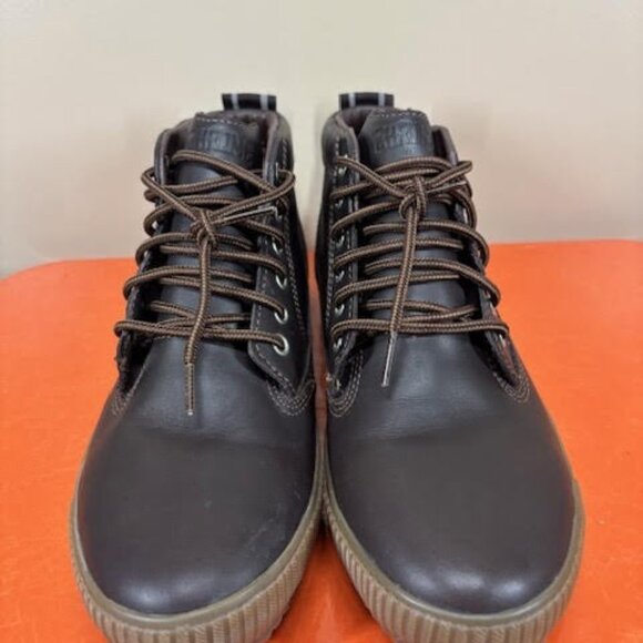 Chrome Industries Storm 415 Work Boot Amber Leather/Gum Rubber Size 8.5 Men's - Picture 2 of 6